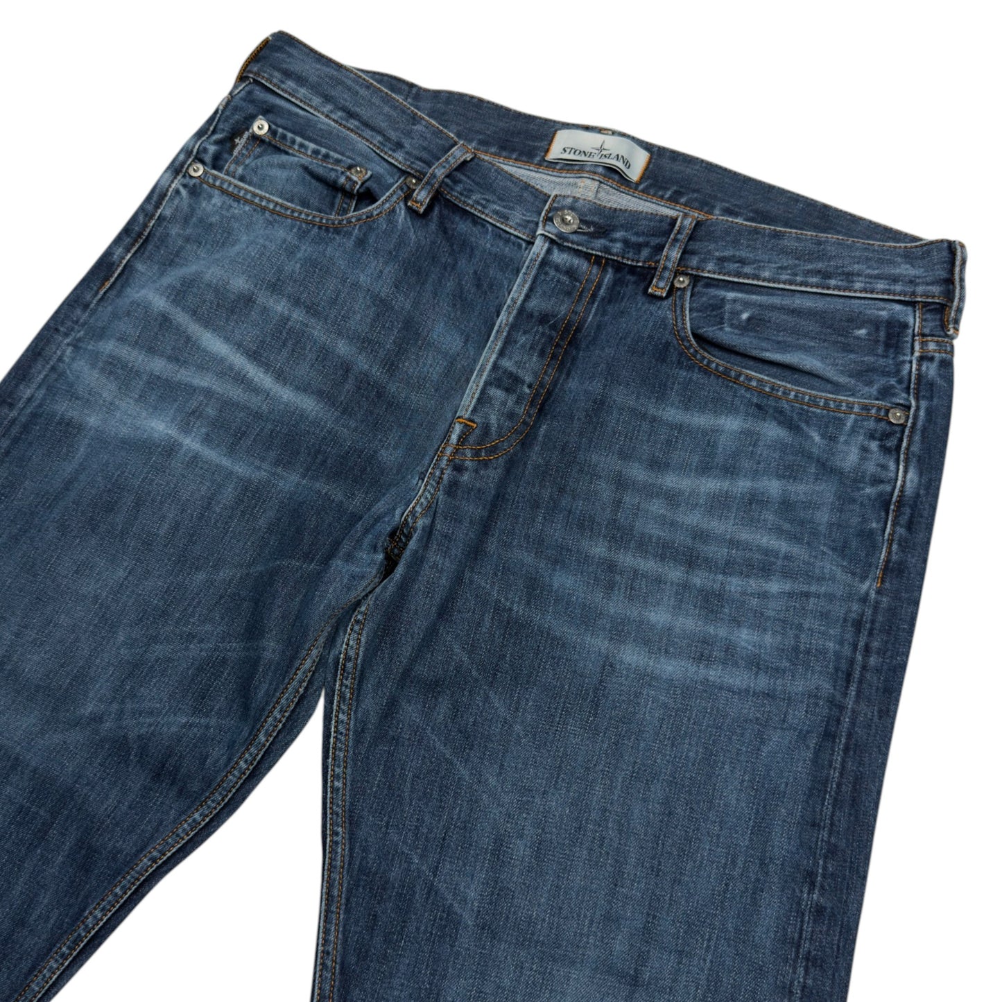 A/W 14 Stone Island Mid Wash Jeans 34/33 RE-T