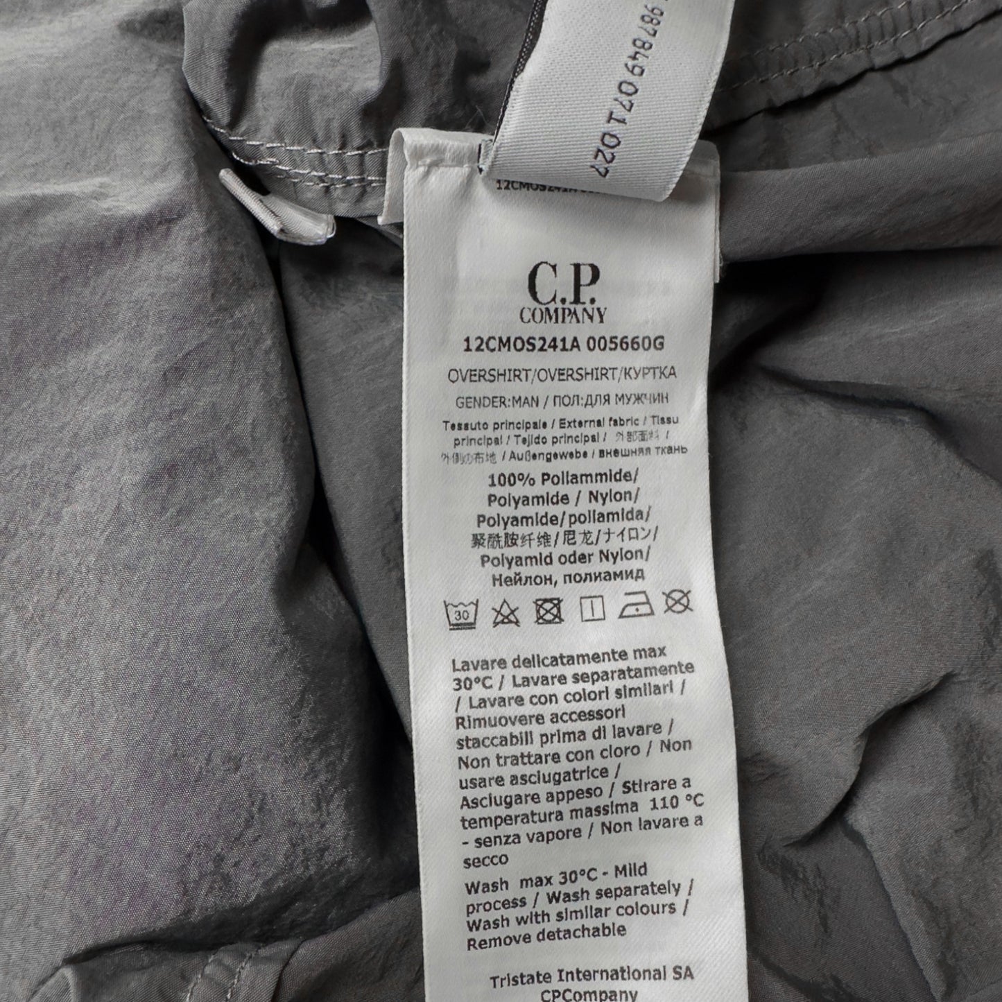 C.P. Company Chrome Smock - Silver