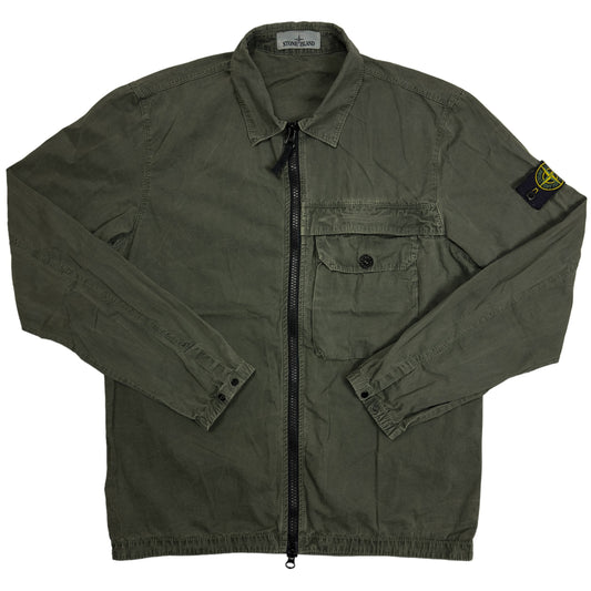 A/W 20 Stone Island Pocket Overshirt - Dark Green
