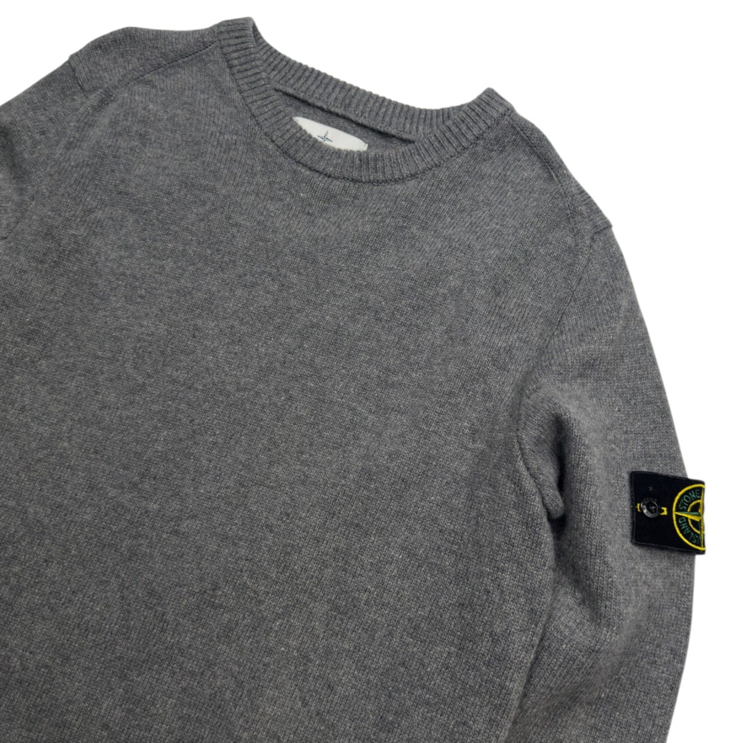 A/W 21 Stone Island Wool Knitted Sweater - Dark Grey