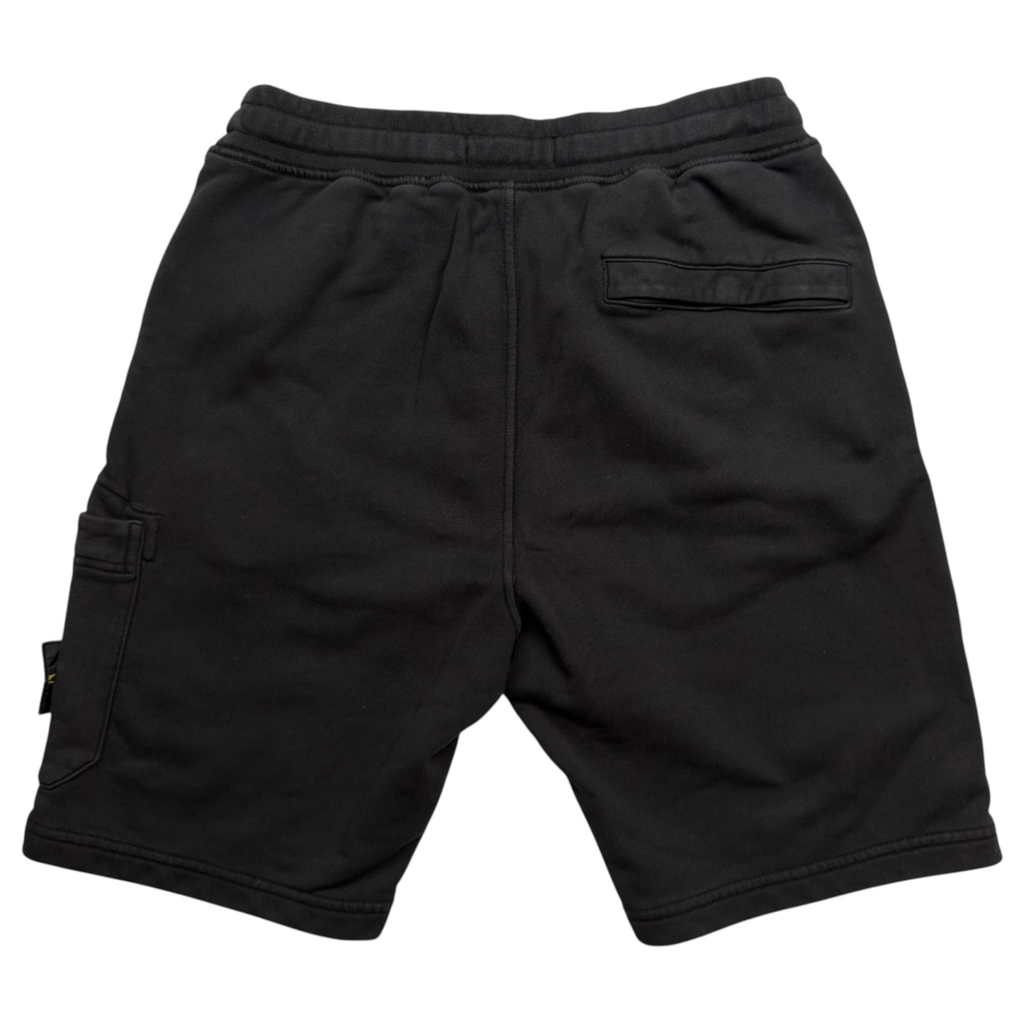 S/S 20 Stone Island Cotton Jersey Cargo Shorts - Black