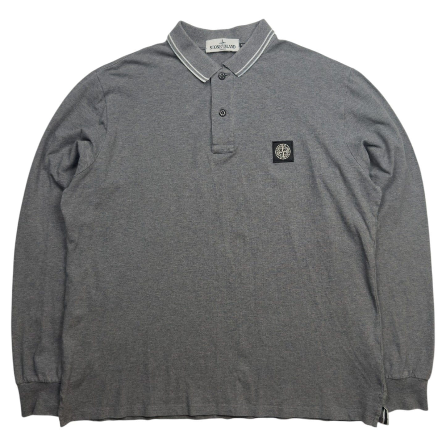 A/W 13 Stone Island Long Sleeve Polo Shirt - Dark Grey