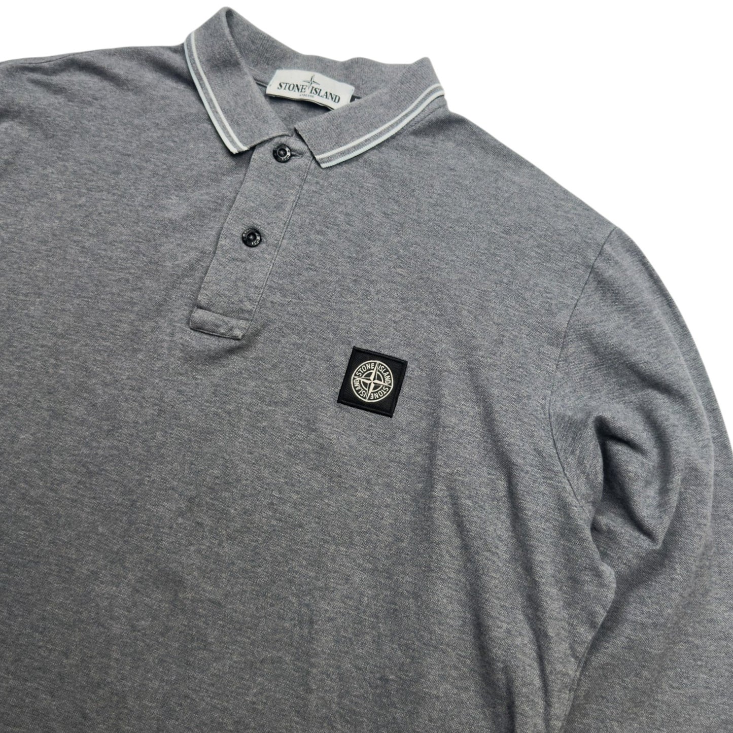 A/W 13 Stone Island Long Sleeve Polo Shirt - Dark Grey