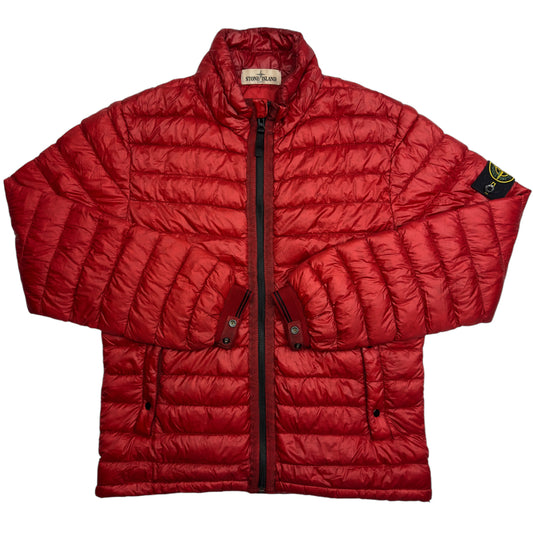 A/W 13 Stone Island Down_26 GR X SQM_N - Ultra Light Down Puffer Jacket - Red