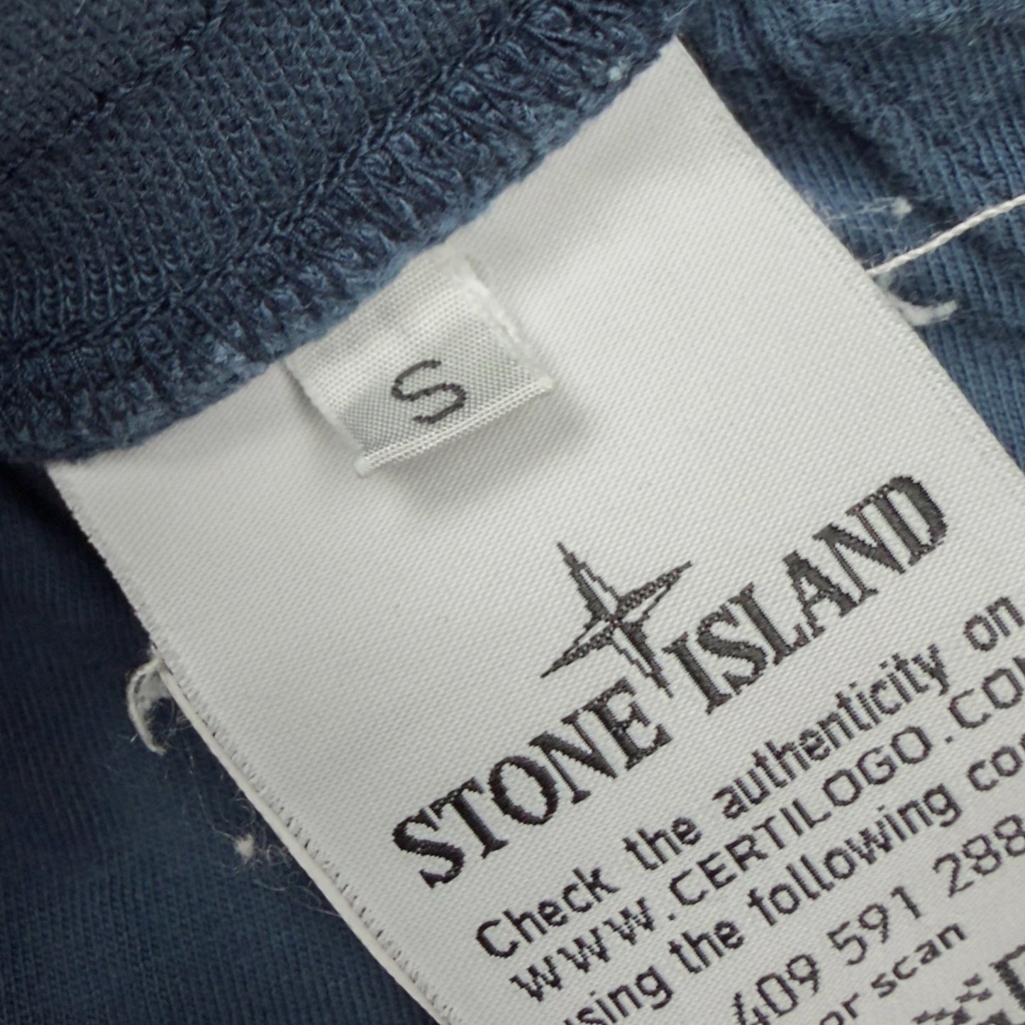 S/S 20 Stone Island Cotton Jersey Cargo Shorts - Blue