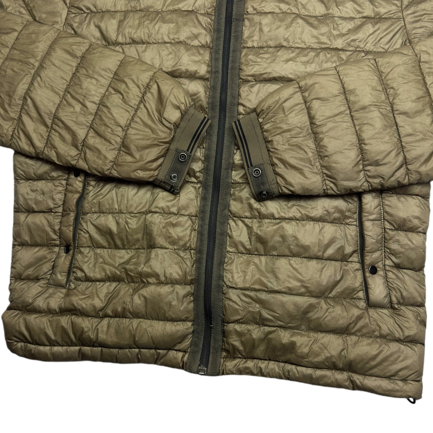 Stone Island Down_26 GR X SQM_N - Ultra Light Down Puffer Jacket - Khaki