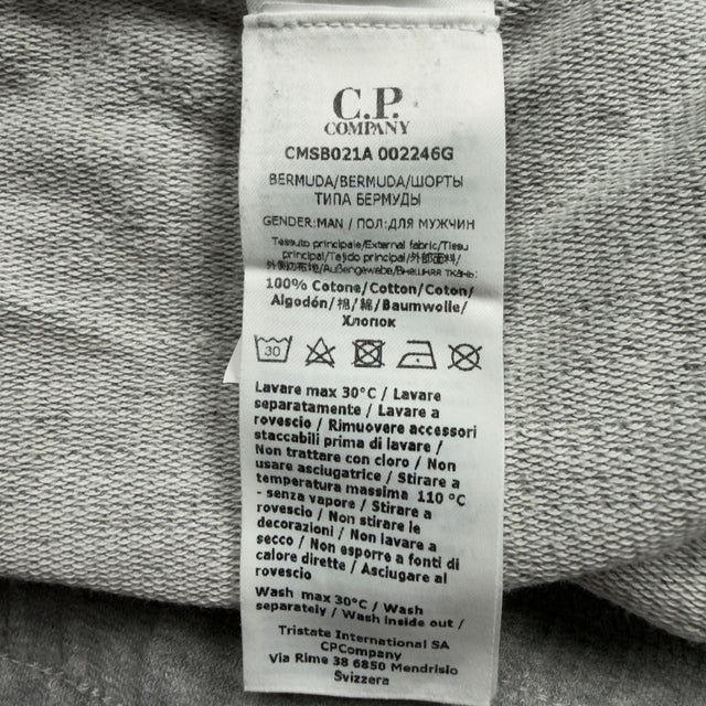 C.P. Company Cotton Lens Shorts - Grey