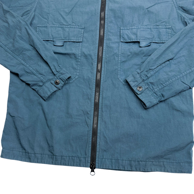 A/W 18 Stone Island Cotton Overshirt - Blue