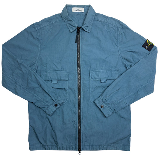 A/W 18 Stone Island Cotton Overshirt - Blue