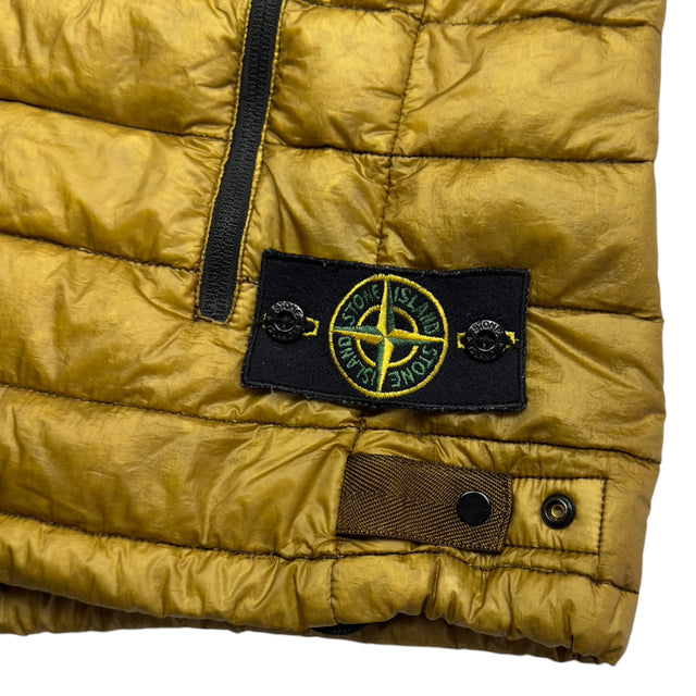 A/W 12 Stone Island Down_26 GR X SQM_N - Ultra Light Down Gilet - Gold