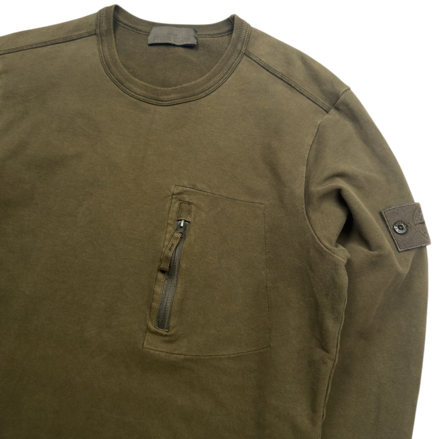 A/W 17 Stone Island Ghost Crewneck Sweater - Khaki