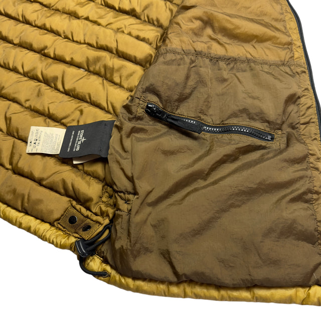 A/W 12 Stone Island Down_26 GR X SQM_N - Ultra Light Down Gilet - Gold