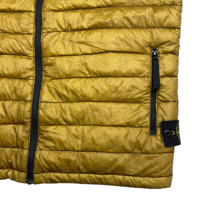 A/W 12 Stone Island Down_26 GR X SQM_N - Ultra Light Down Gilet - Gold