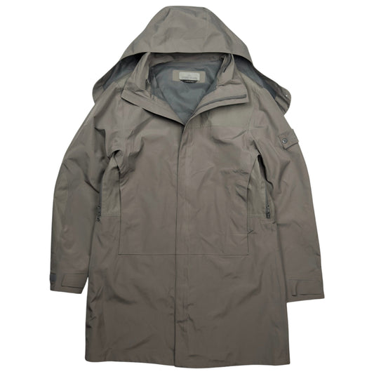S/S 18 Stone Island Tank Shield Ghost Piece Trench Coat Jacket - Grey