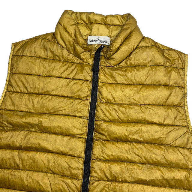 A/W 12 Stone Island Down_26 GR X SQM_N - Ultra Light Down Gilet - Gold