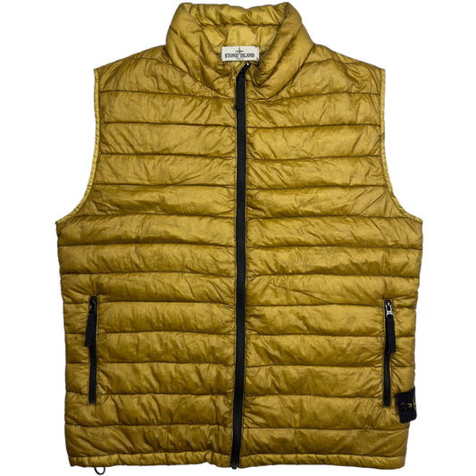 A/W 12 Stone Island Down_26 GR X SQM_N - Ultra Light Down Gilet - Gold