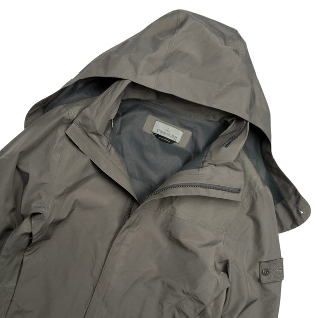 S/S 18 Stone Island Tank Shield Ghost Piece Trench Coat Jacket - Grey
