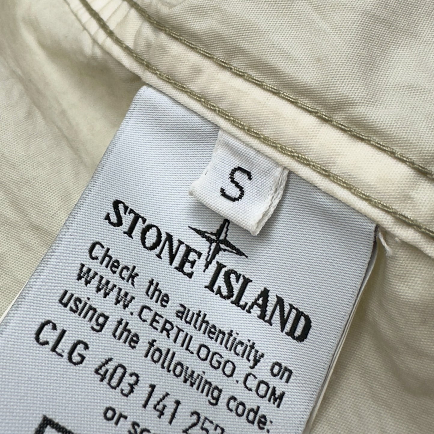 S/S 19 Stone Island 50 Fili Resinata Ghost Parka