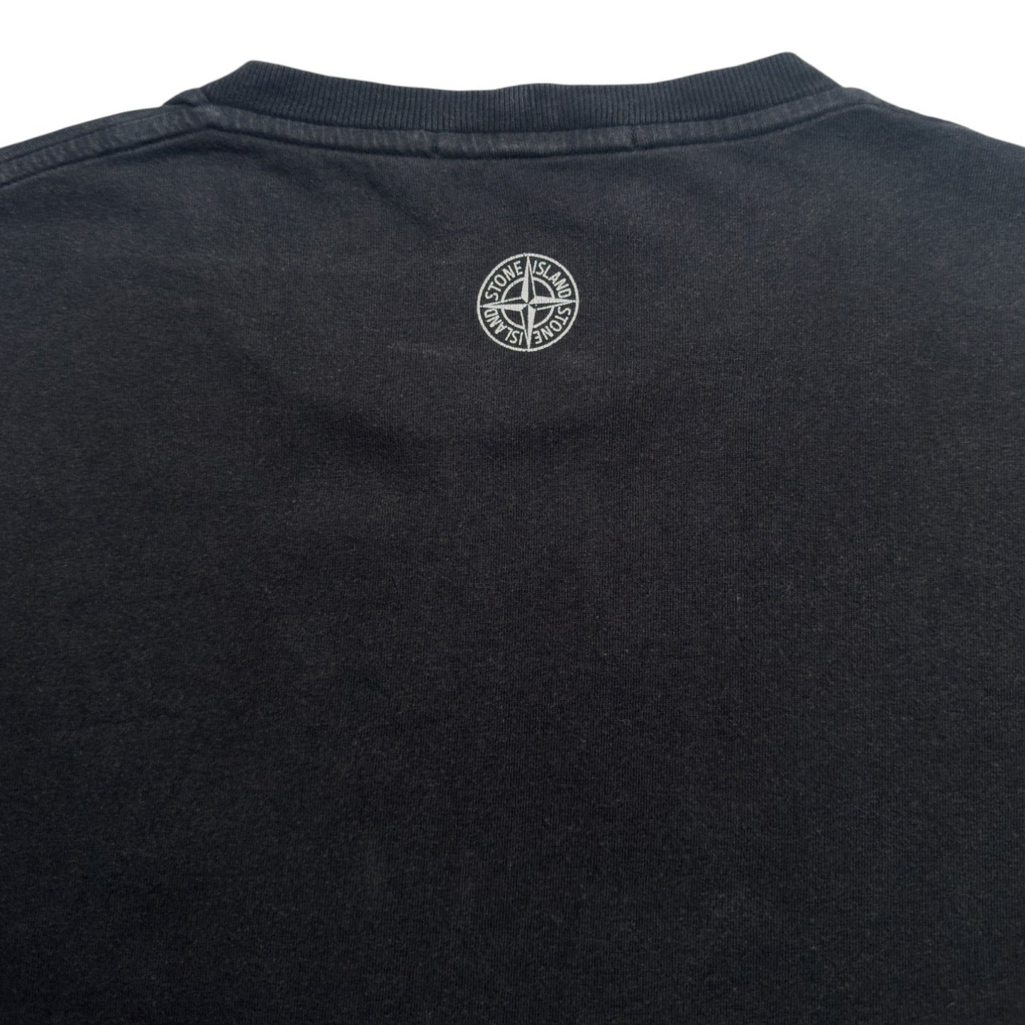 A/W 21 Stone Island Mosaic Four Print T-Shirt - Black