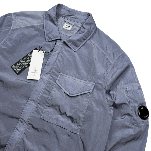 C.P. Company Chrome R Nylon Overshirt - Light Blue