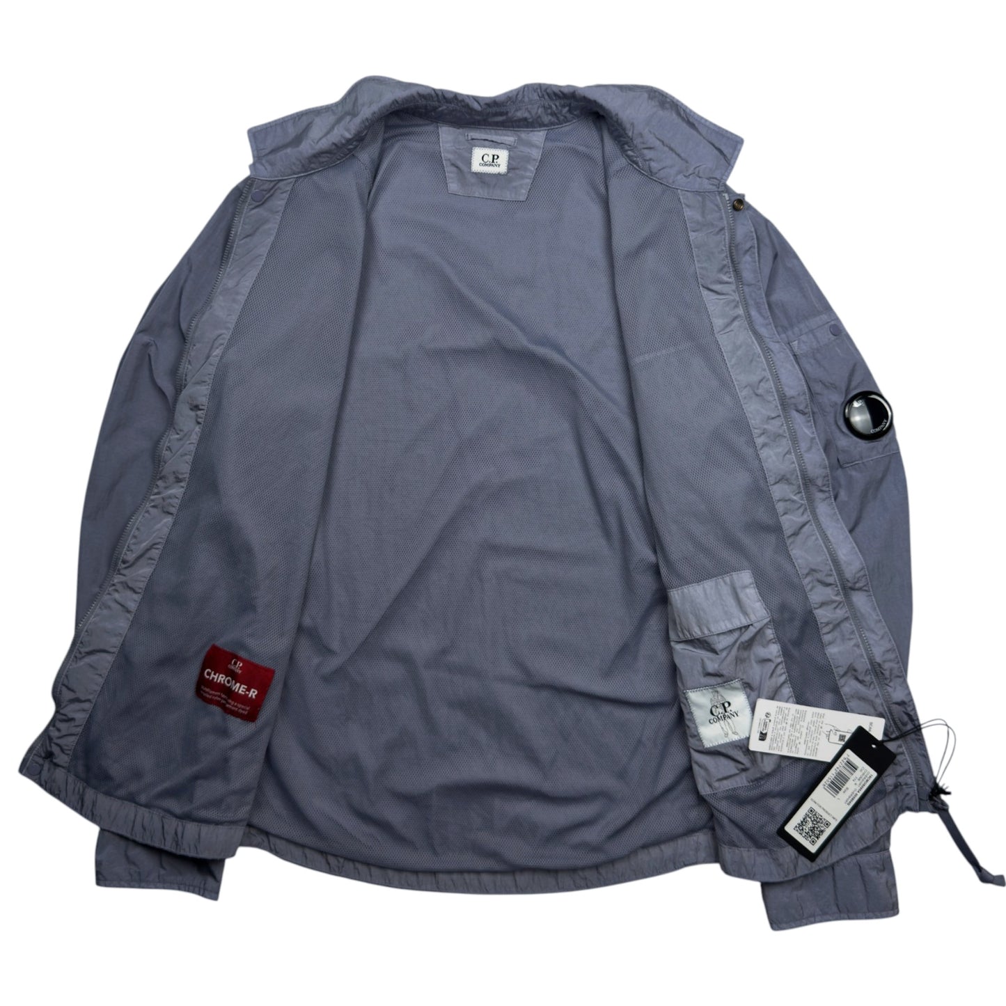 C.P. Company Chrome R Nylon Overshirt - Light Blue