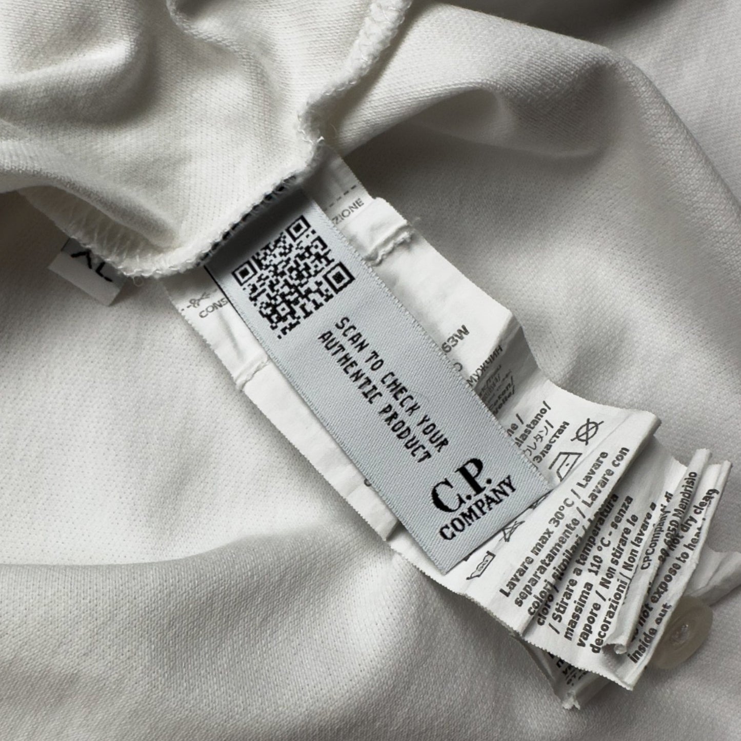 C.P. Company Polo Shirt - White