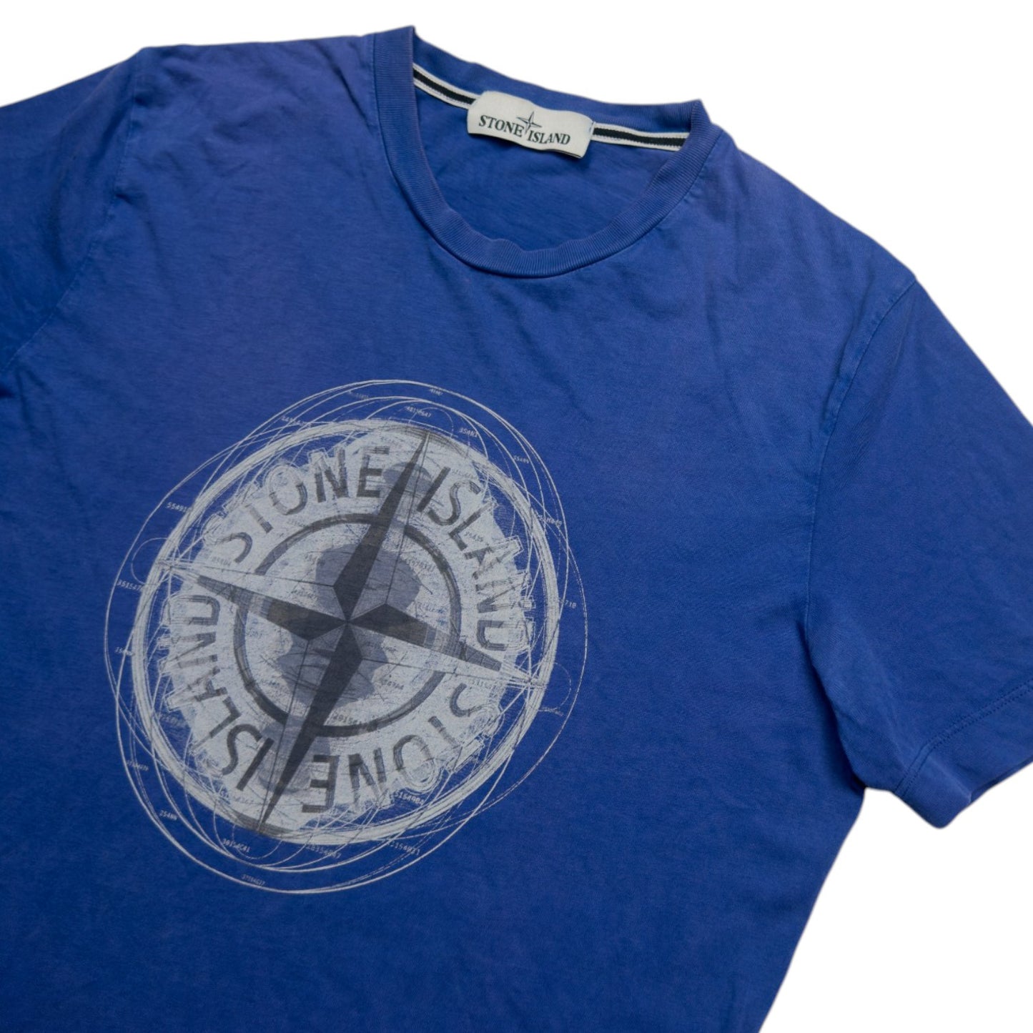 S/S 15 Stone Island Compass Logo T-Shirt - Blue