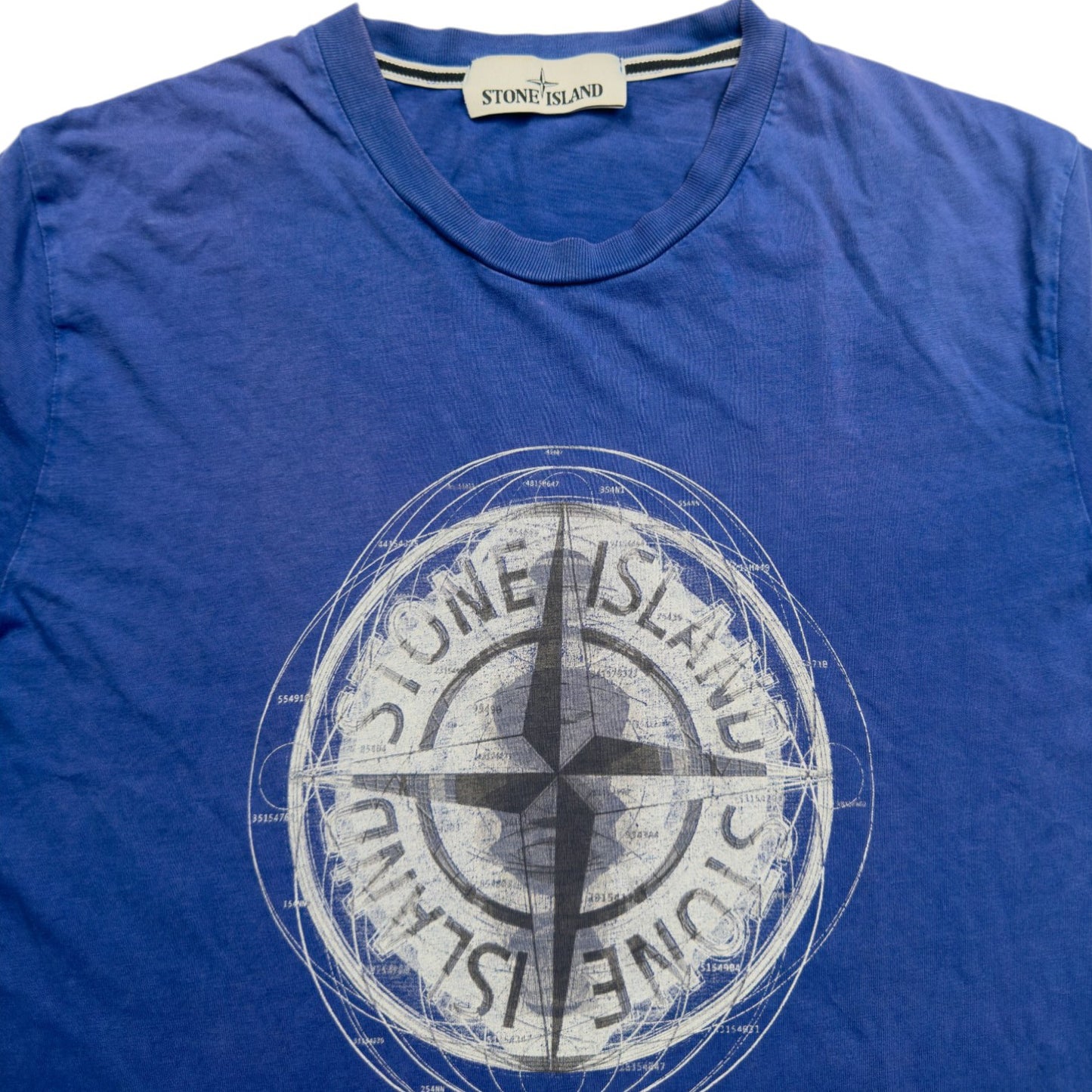 S/S 15 Stone Island Compass Logo T-Shirt - Blue