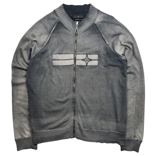 S/S 07 Stone Island Denims Heavy Wash Full Zip Sweater
