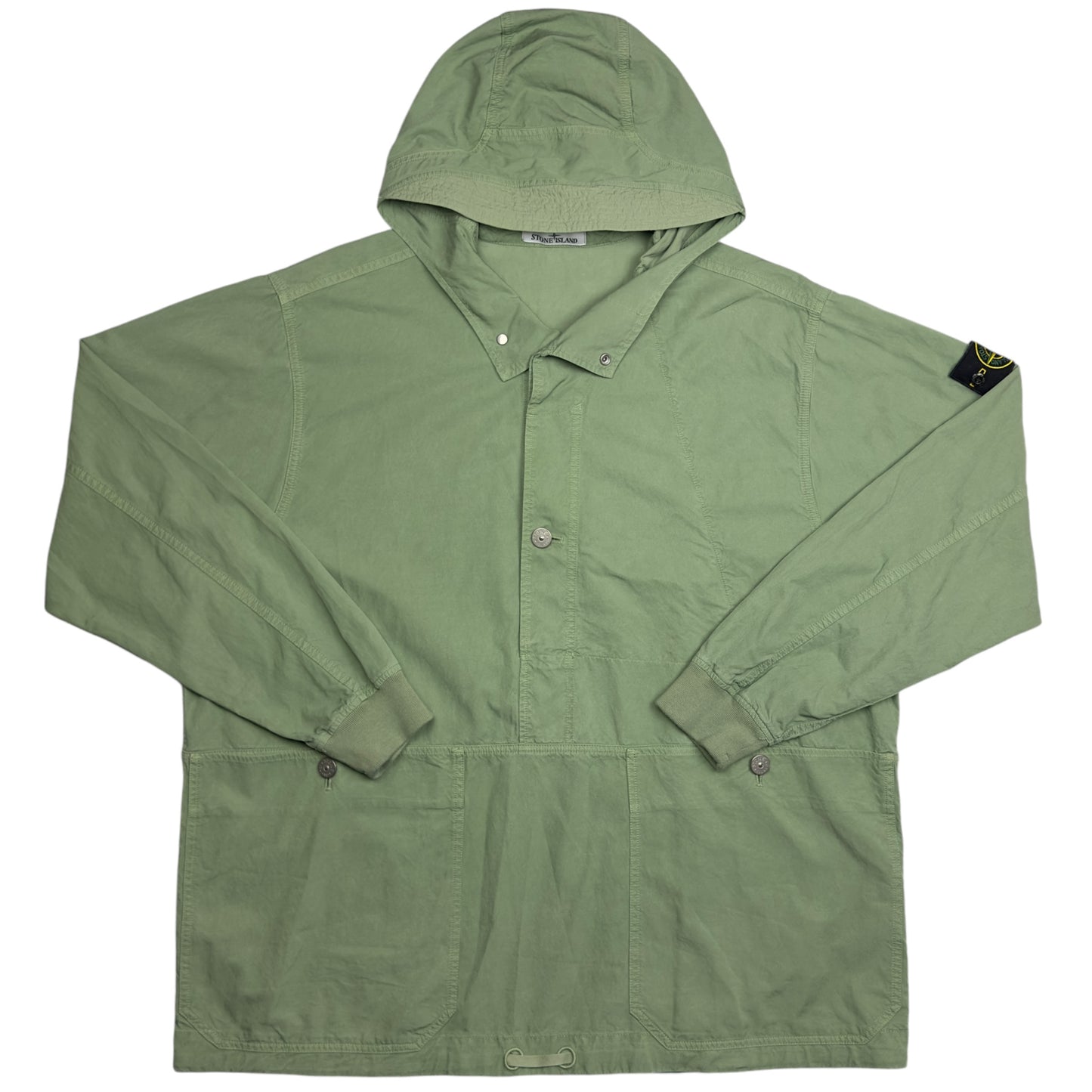 S/S 23 Stone Island Cupro Cotton Twill TC Smock - Sage Green