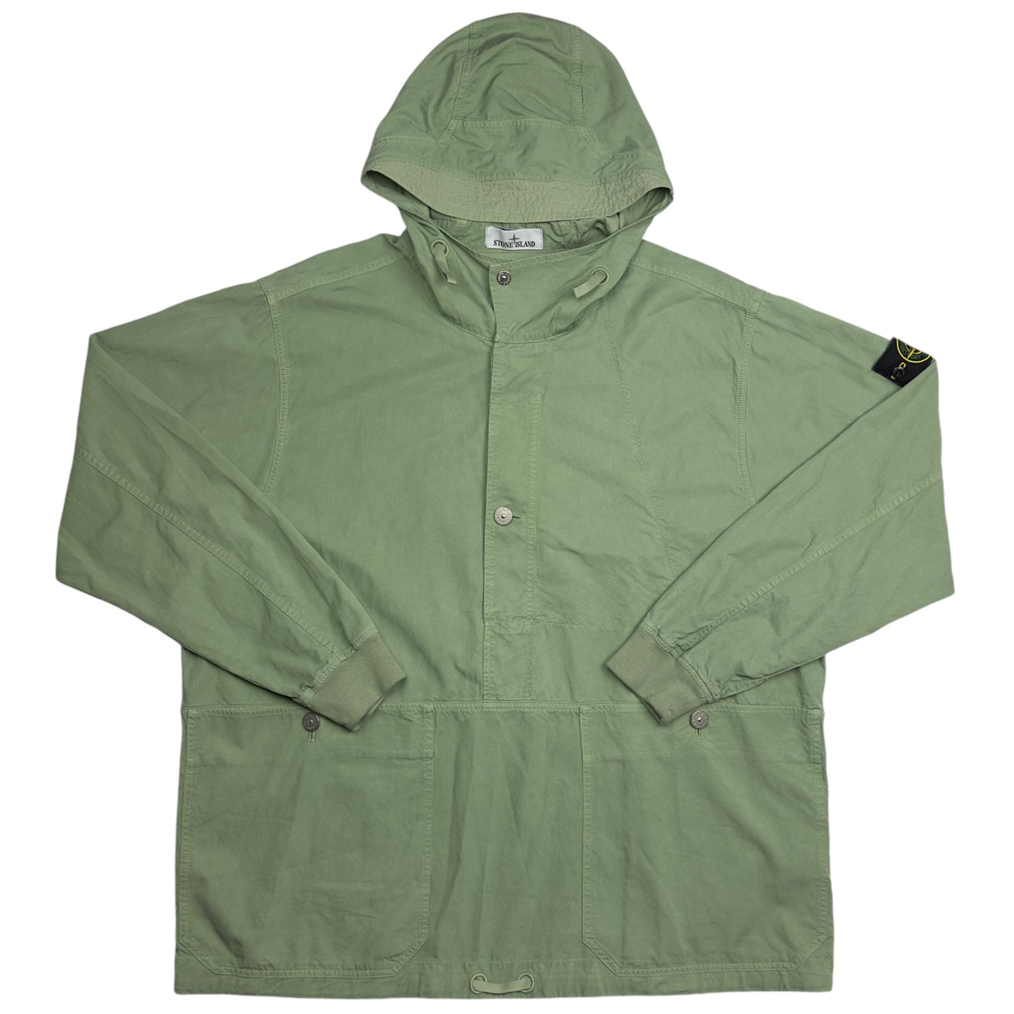 S/S 23 Stone Island Cupro Cotton Twill TC Smock - Sage Green