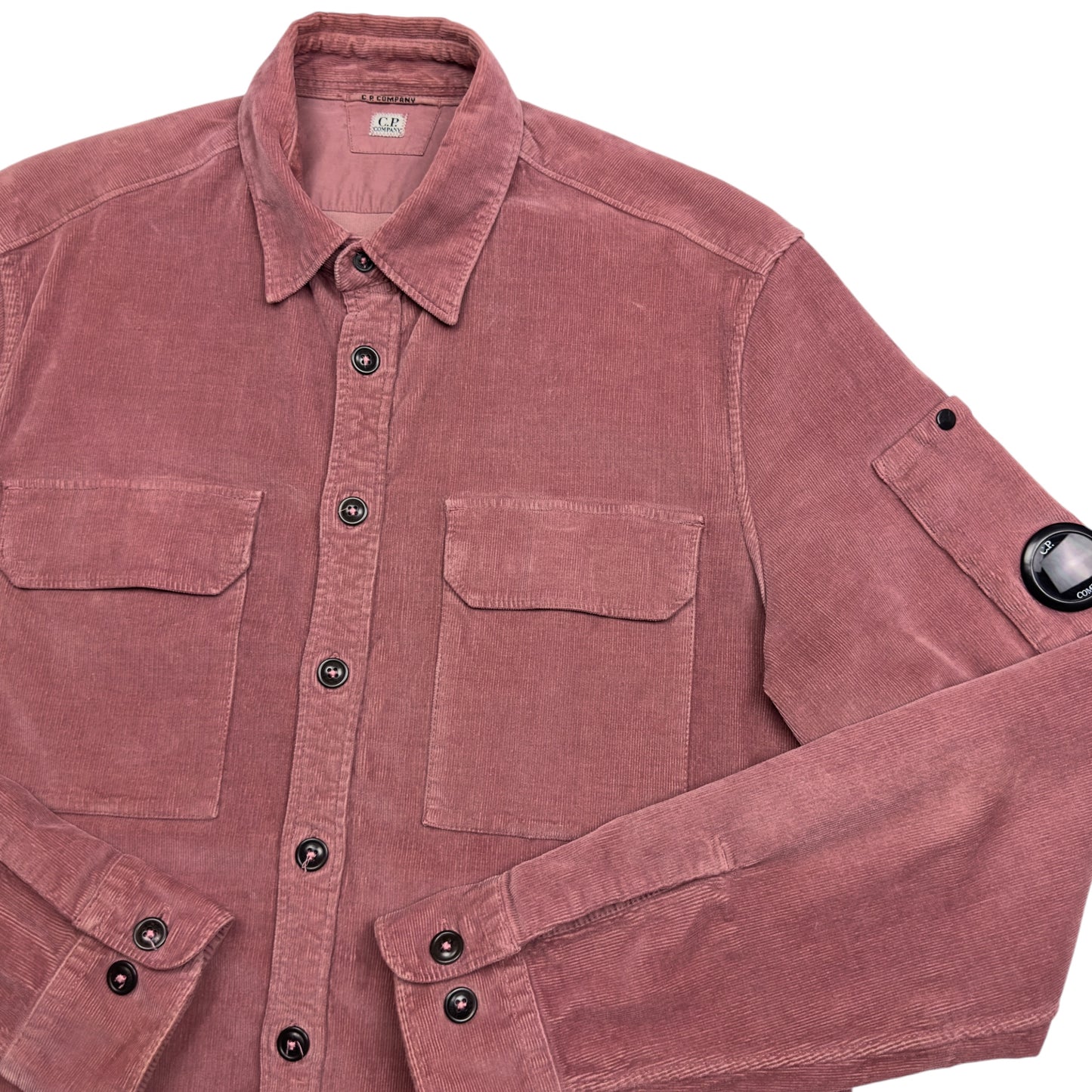 C.P. Company Corduroy Pocket Overshirt - Rose