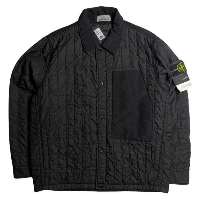 S/S 24 Stone Island Quilted Nylon Stella PrimaLoft-TC Jacket - Black
