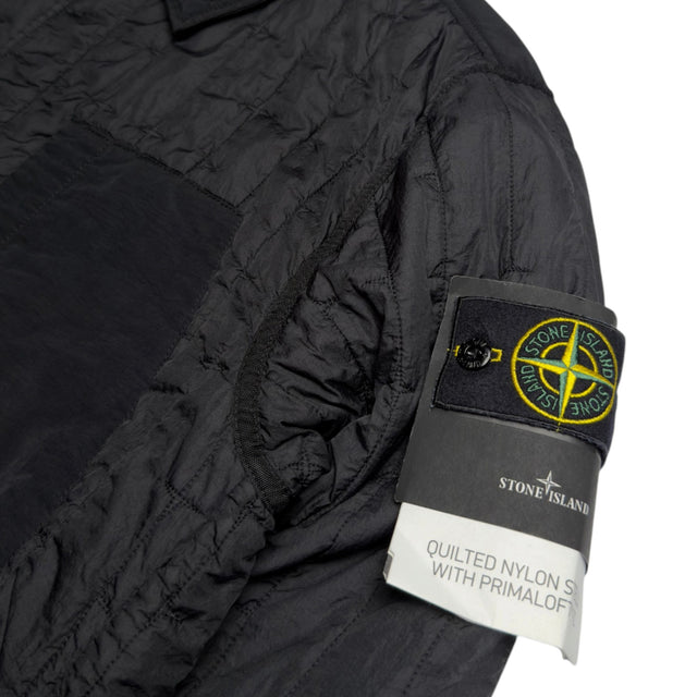 S/S 24 Stone Island Quilted Nylon Stella PrimaLoft-TC Jacket - Black