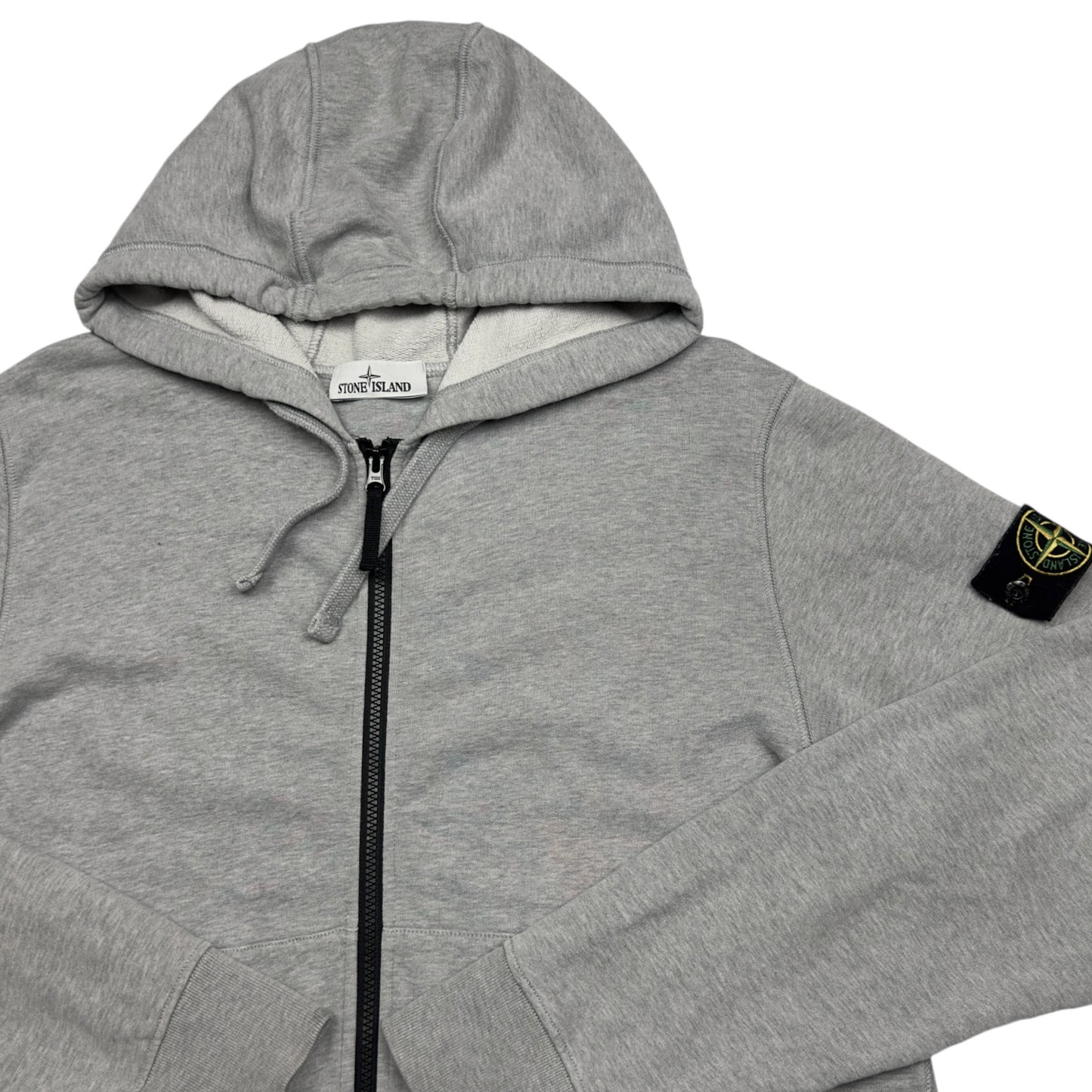 A/W 22 Stone Island Full Zip Hoodie - Grey