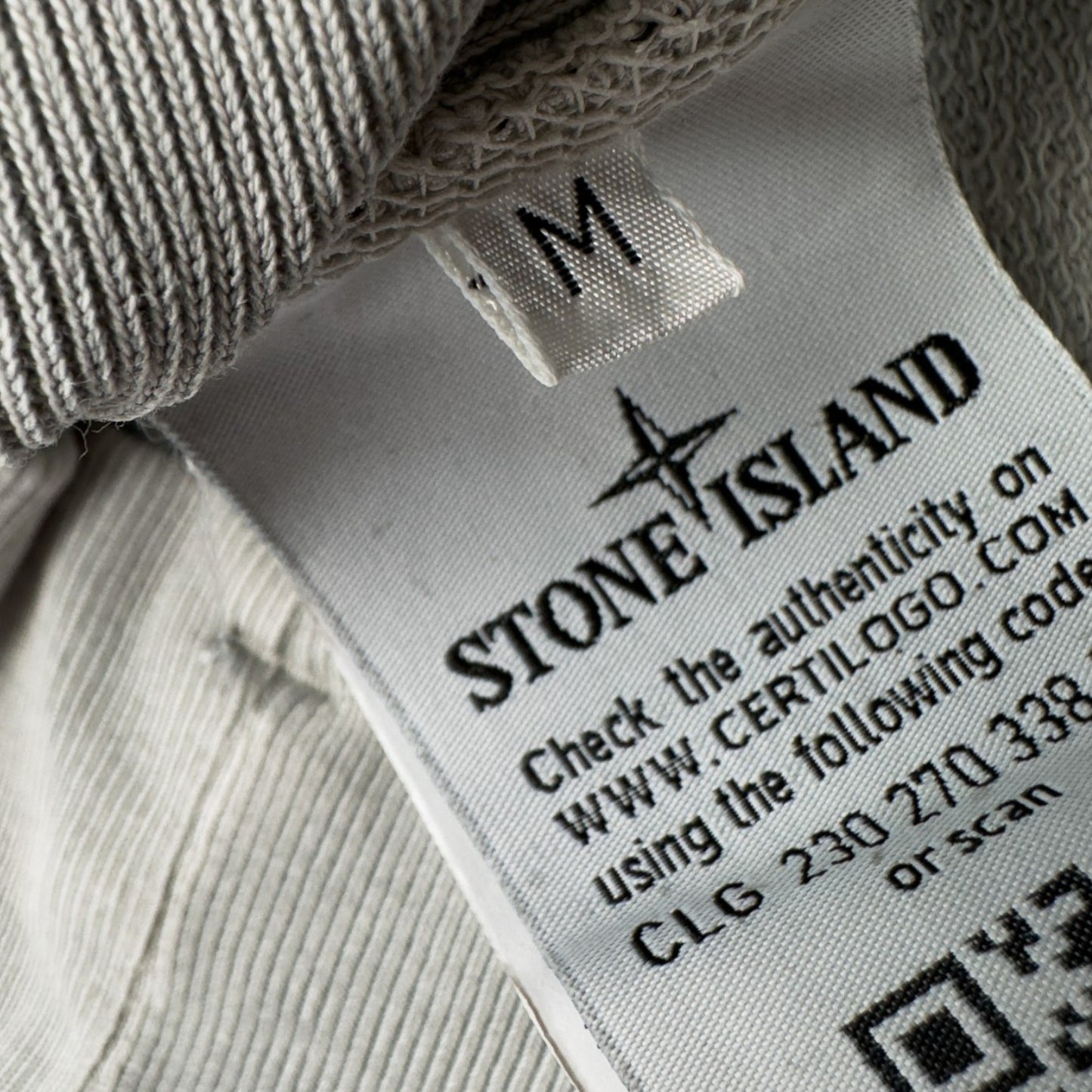 S/S 19 Stone Island Mirrored Spellout 'Old' Dye Treatment Hoodie