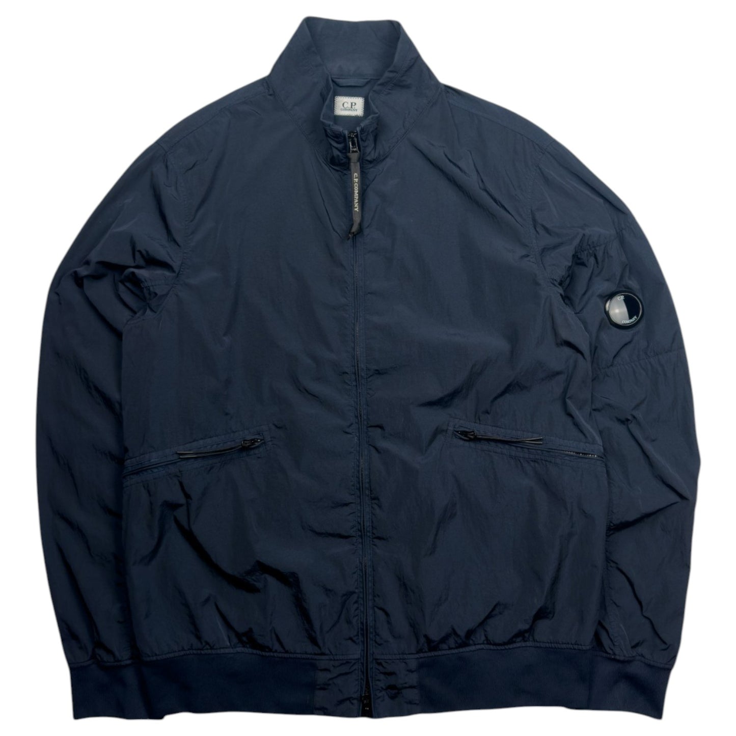 C.P. Company Chrome Bomber Jacket - Navy