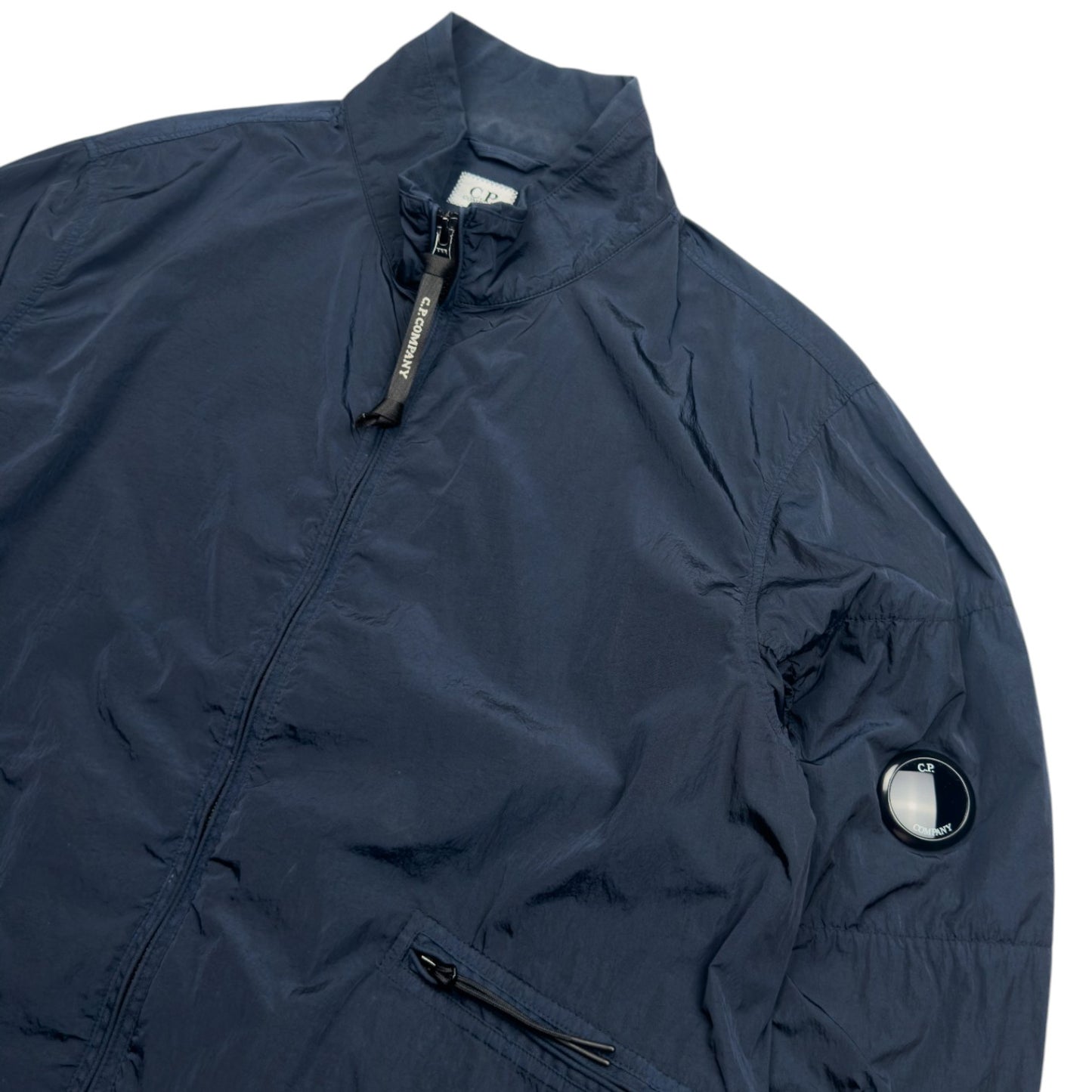 C.P. Company Chrome Bomber Jacket - Navy