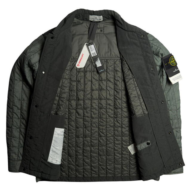 S/S 24 Stone Island Quilted Nylon Stella PrimaLoft-TC Jacket - Musk Green
