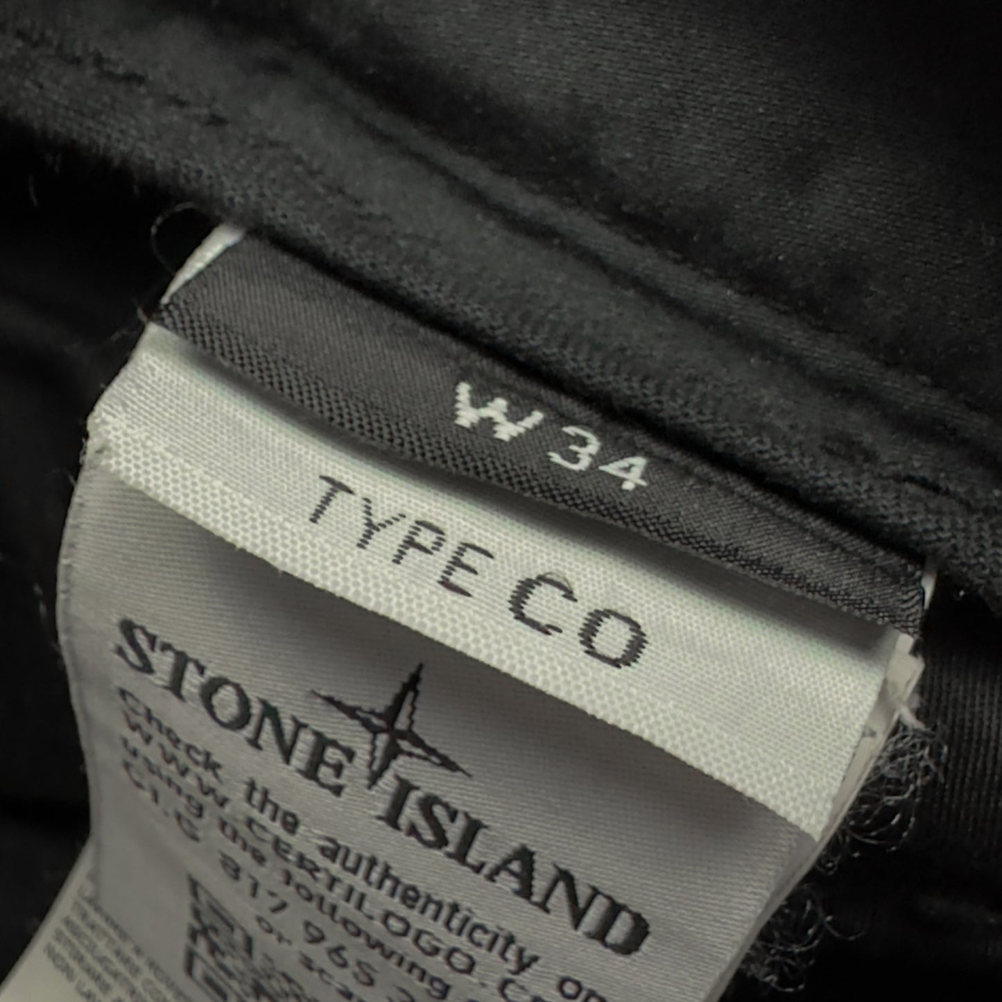 A/W 20 Stone Island Ghost Cargo Trousers - Black