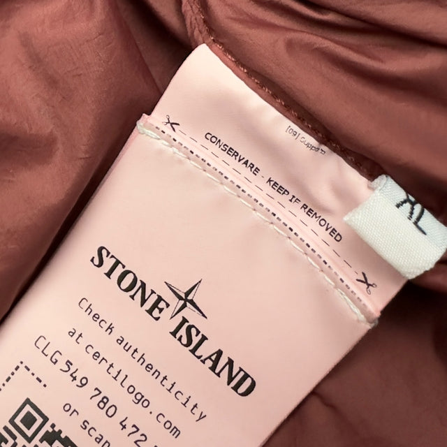 A/W 21 Stone Island Crinkle Reps R NY Down Gilet - Rust