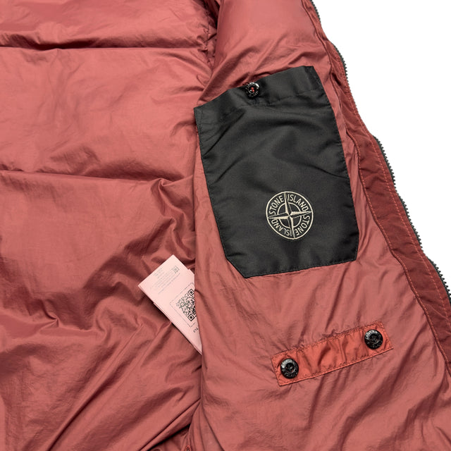 A/W 21 Stone Island Crinkle Reps R NY Down Gilet - Rust