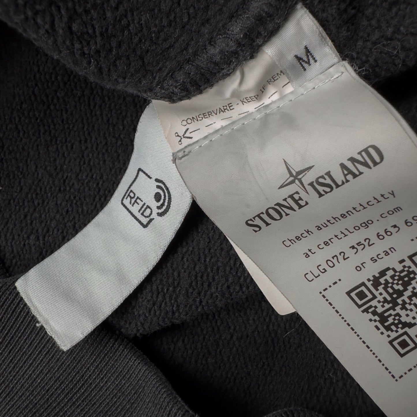 A/W 21 Stone Island Crewneck Sweater - Black