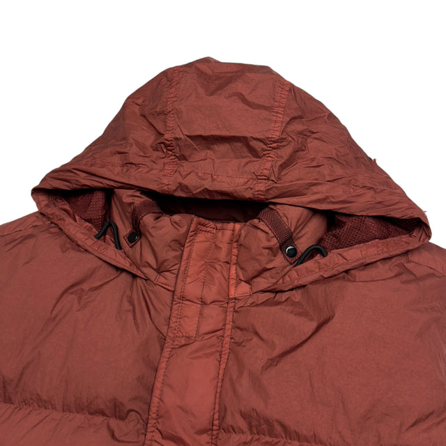 A/W 21 Stone Island Crinkle Reps R NY Down Gilet - Rust