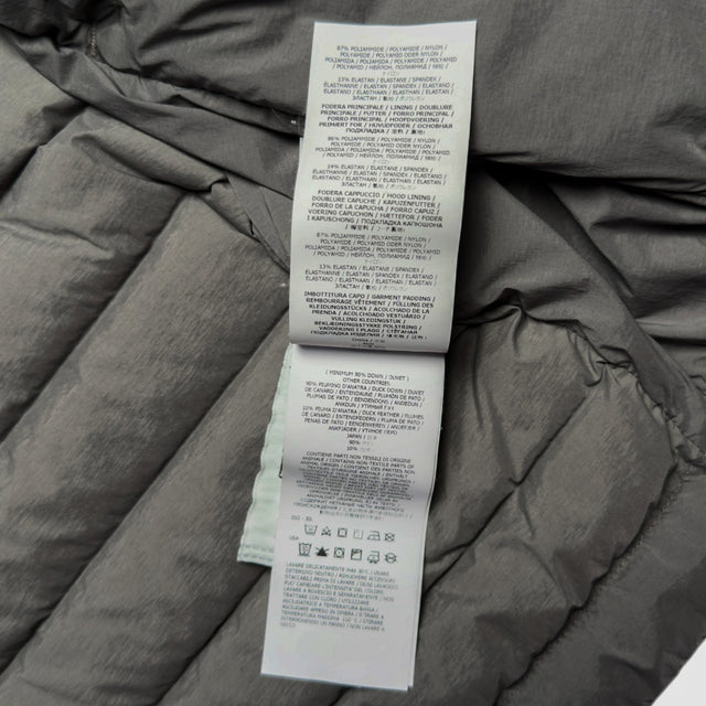 A/W 25 Stone Island Seamless Tunnel Nylon Down-TC Hooded Jacket - Grey