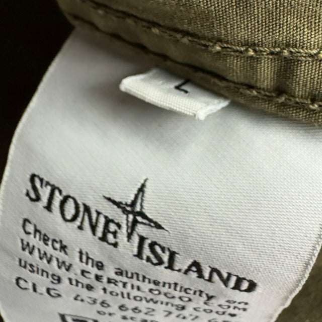 S/S 21 Stone Island Pocket Overshirt - Khaki