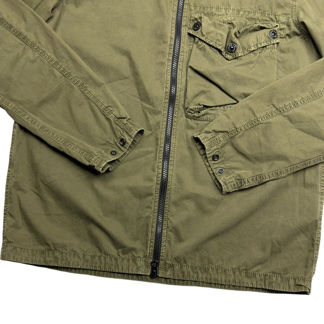 S/S 21 Stone Island Pocket Overshirt - Khaki