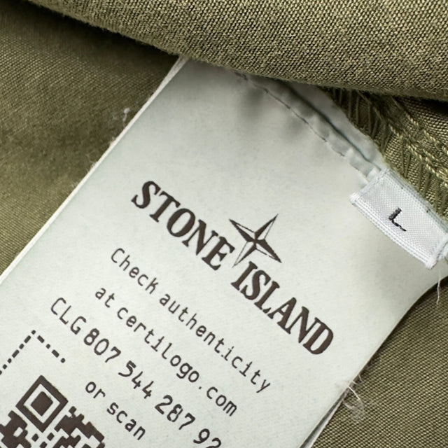S/S 22 Stone Island Pocket Overshirt - Khaki