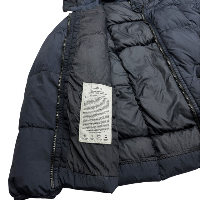 A/W 19 Stone Island Crinkle Reps NY Down Jacket - Navy