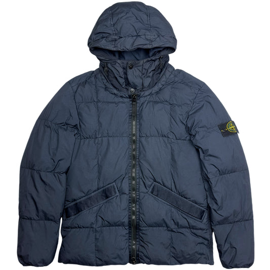 A/W 19 Stone Island Crinkle Reps NY Down Jacket - Navy